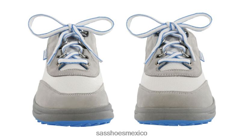 mx SAS mujer energético zapatilla deportiva con cordones gris blanco LVV46305