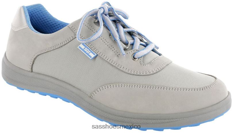 mx SAS mujer energético zapatilla deportiva con cordones plata LVV46303