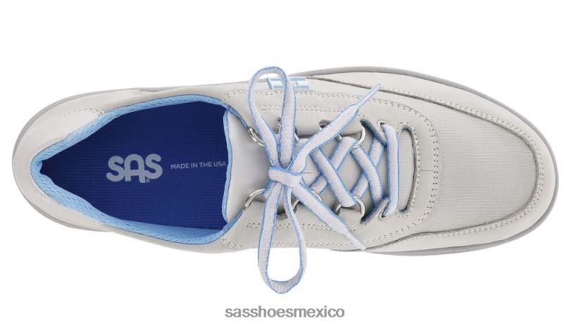 mx SAS mujer energético zapatilla deportiva con cordones plata LVV46303