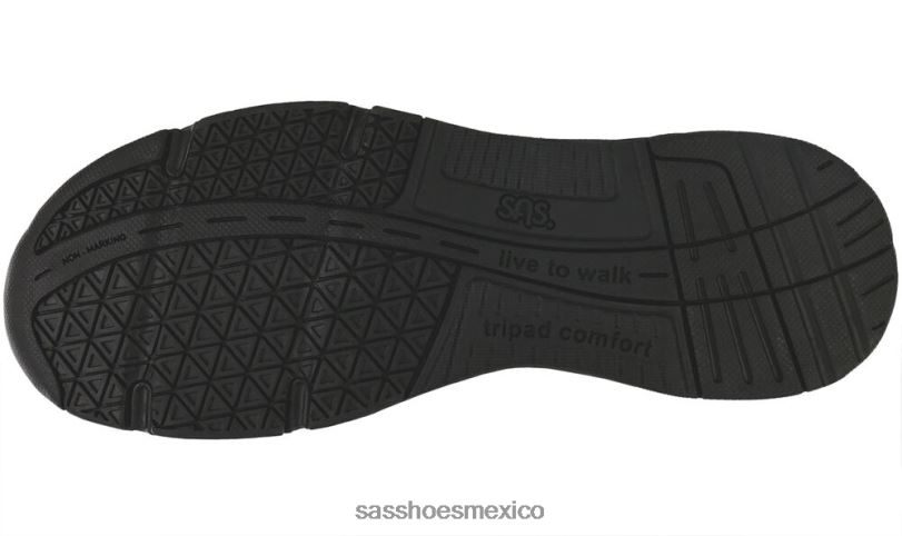 mx SAS mujer energético zapatillas deportivas con cordones charol negro LVV46282