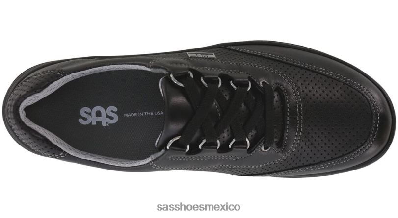 mx SAS mujer energético zapatillas deportivas lux con cordones perforación negra LVV4620