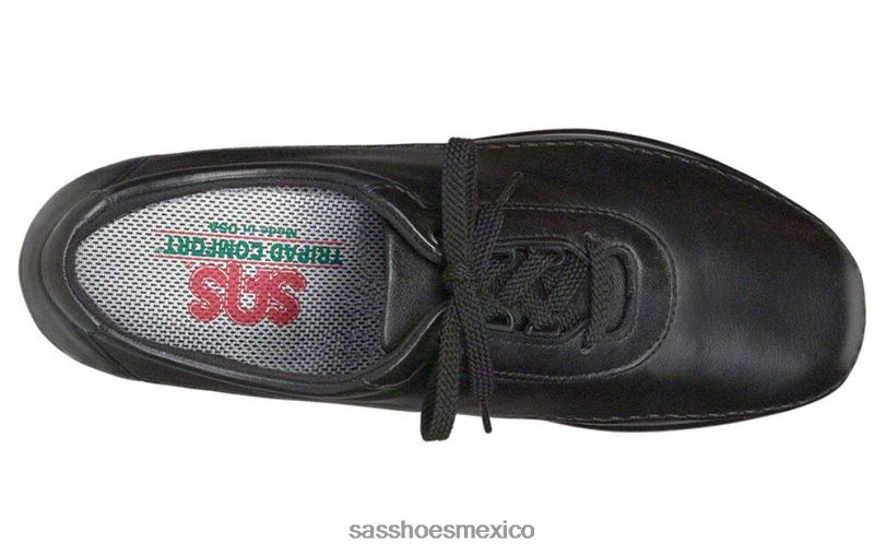 mx SAS mujer energético zapato deportivo traveller con cordones negro LVV46302