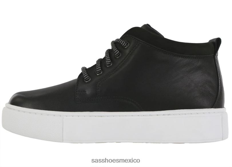 mx SAS mujer versátil Botín Uplift con cordones tono negro LVV46431