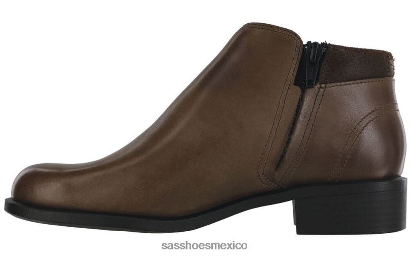 mx SAS mujer versátil botín bethany caoba LVV4675