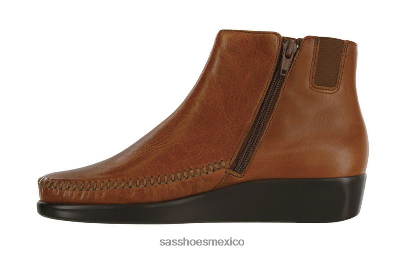 mx SAS mujer versátil botín de jade castaña LVV4672