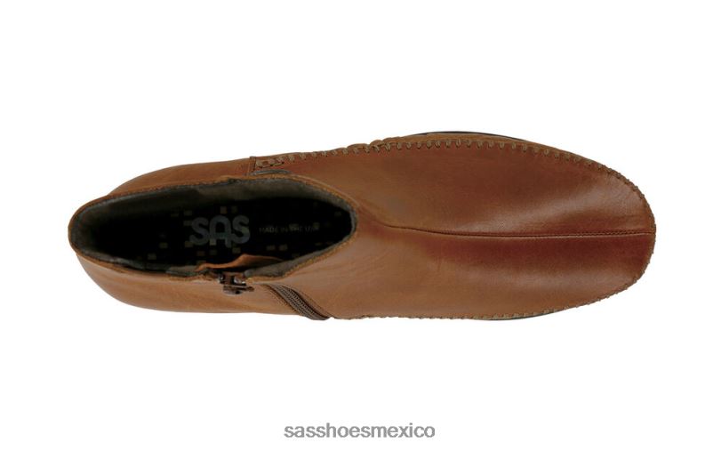 mx SAS mujer versátil botín de jade castaña LVV4672