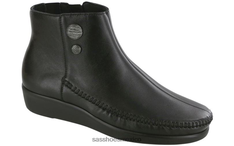 mx SAS mujer versátil botín de jade negro LVV4670