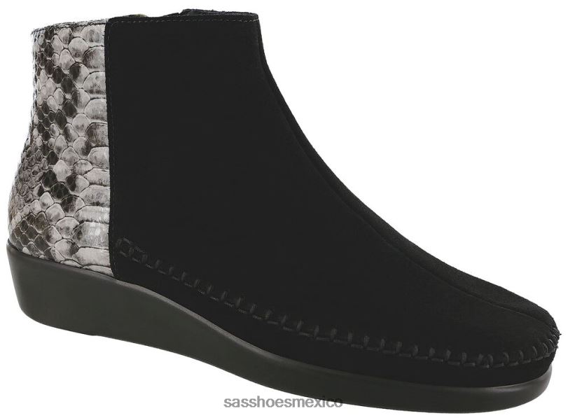 mx SAS mujer versátil botín de jade negro/mamba LVV4669