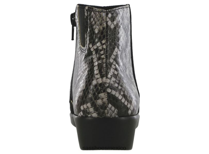 mx SAS mujer versátil botín de jade negro/mamba LVV4669