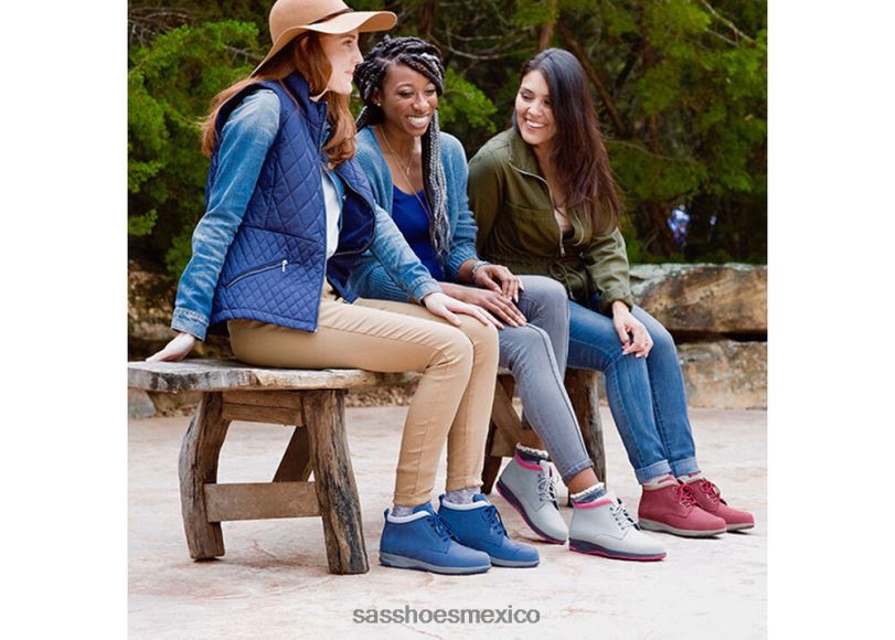 mx SAS mujer versátil bota chukka gretchen negro/polvo lunar LVV46376