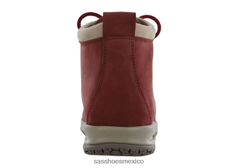 mx SAS mujer versátil bota chukka gretchen rojo/taupe LVV46377