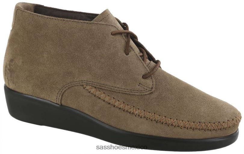 mx SAS mujer versátil botines con cordones kich almendra LVV46430