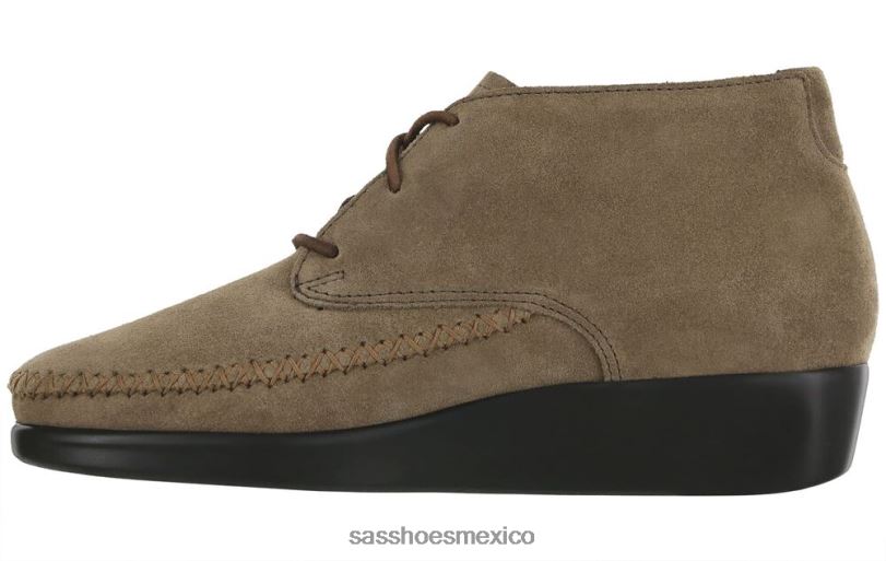 mx SAS mujer versátil botines con cordones kich almendra LVV46430