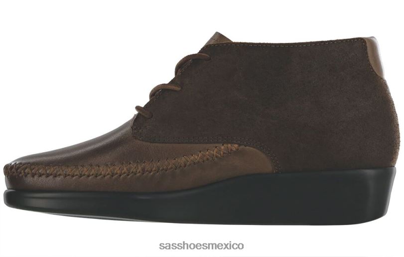 mx SAS mujer versátil botines con cordones kich caoba LVV46438