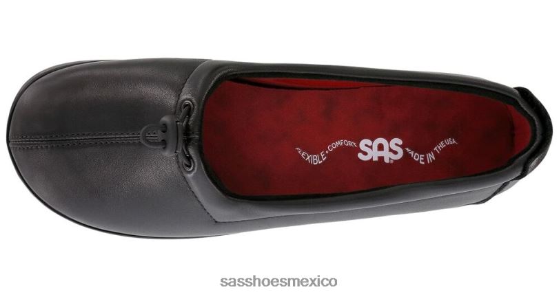 mx SAS mujer versátil Mocasín sin cordones funk active negro LVV46257