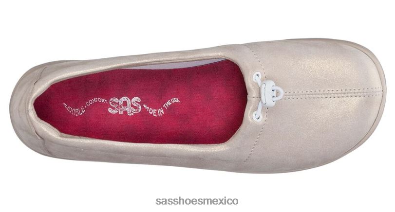 mx SAS mujer versátil Mocasín sin cordones funk active oro suave LVV46263