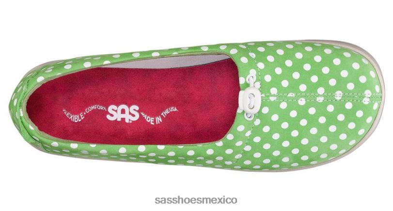 mx SAS mujer versátil Mocasín sin cordones funk active punto verde LVV46261