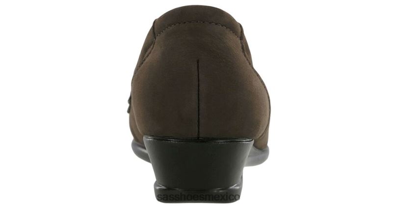 mx SAS mujer versátil Resbalón de Taylor en la cuña césped marrón LVV46255