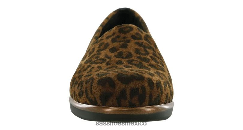 mx SAS mujer versátil bliss slip en cuña leopardo bronceado LVV46248