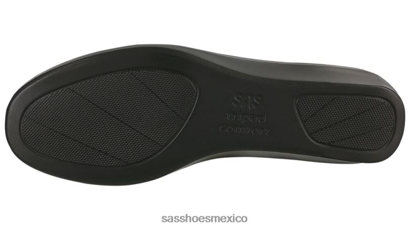 mx SAS mujer versátil bliss slip en cuña leopardo negro LVV46249