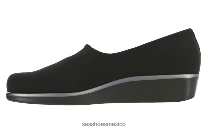 mx SAS mujer versátil bliss slip en cuña negro LVV46253