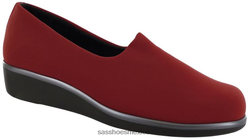 mx SAS mujer versátil bliss slip en cuña rojo LVV46229