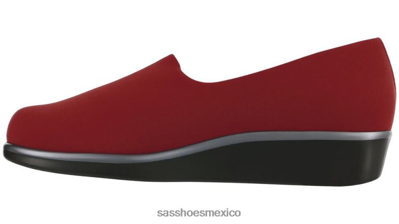 mx SAS mujer versátil bliss slip en cuña rojo LVV46229