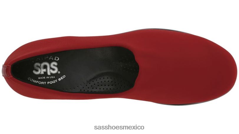 mx SAS mujer versátil bliss slip en cuña rojo LVV46229