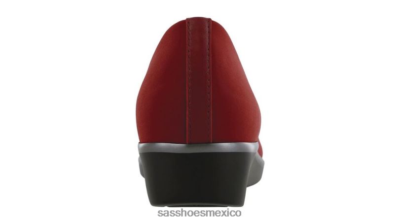 mx SAS mujer versátil bliss slip en cuña rojo LVV46229