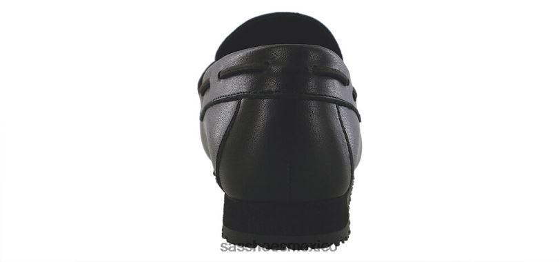 mx SAS mujer versátil corriendo tarde-x resbalón en mocasín negro LVV46413