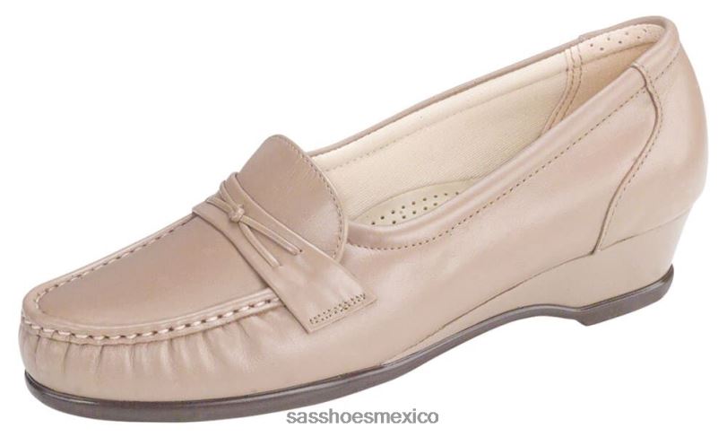 mx SAS mujer versátil deslizamiento más fácil en mocasín moca LVV46201