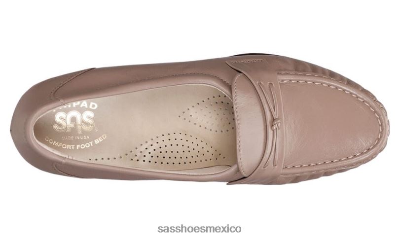 mx SAS mujer versátil deslizamiento más fácil en mocasín moca LVV46201