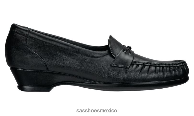 mx SAS mujer versátil deslizamiento más fácil en mocasín negro LVV46199