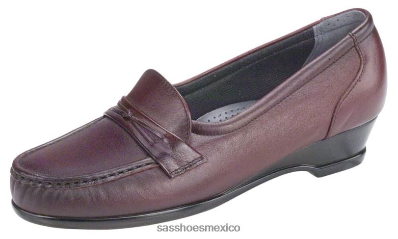 mx SAS mujer versátil deslizamiento más fácil en mocasín vino antiguo LVV46200