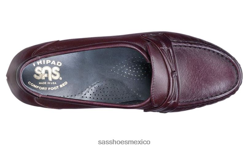 mx SAS mujer versátil deslizamiento más fácil en mocasín vino antiguo LVV46200