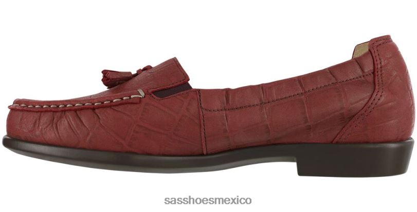 mx SAS mujer versátil holgazán de esperanza cocodrilo rojo LVV46212