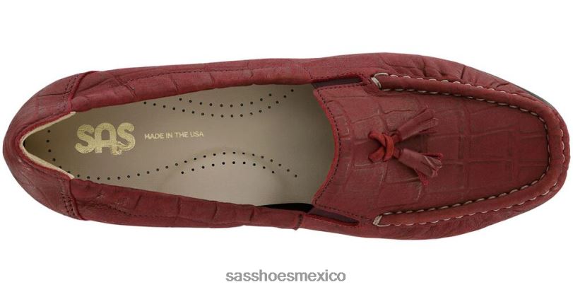 mx SAS mujer versátil holgazán de esperanza cocodrilo rojo LVV46212
