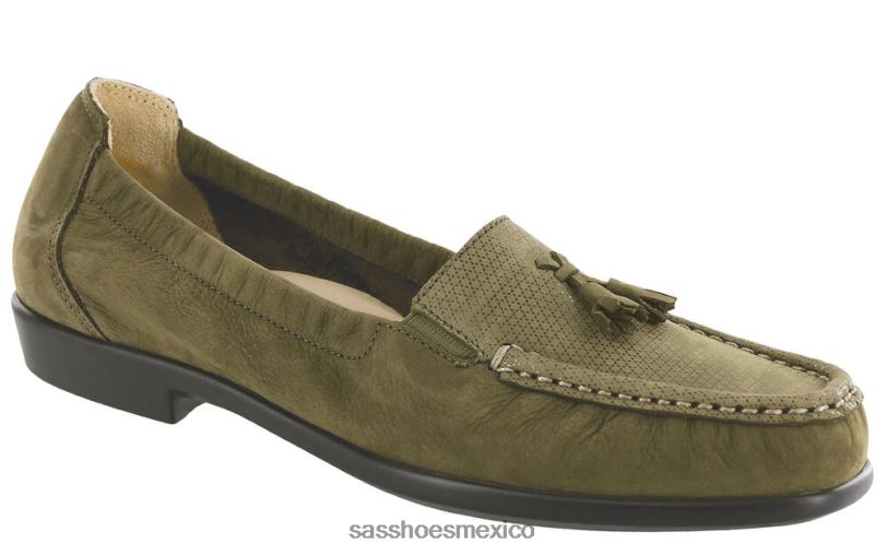 mx SAS mujer versátil holgazán de esperanza tundra verde LVV46209