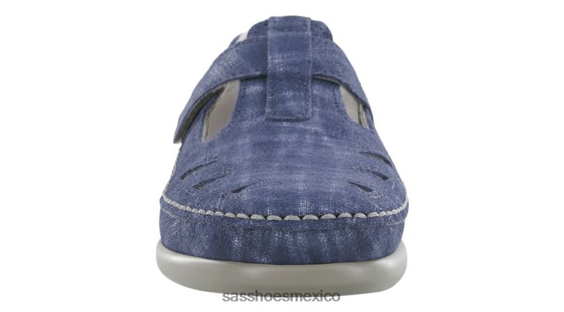 mx SAS mujer versátil holgazán sin cordones roamer arrendajo azul LVV46219