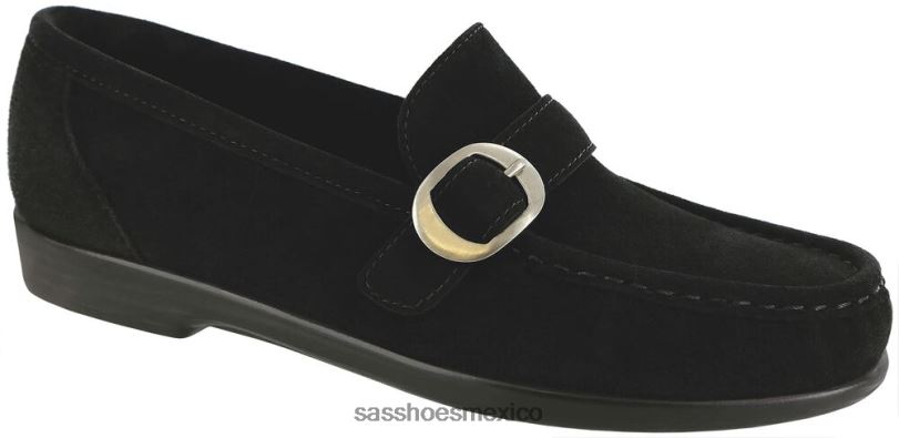 mx SAS mujer versátil lara slip en mocasín ante negro LVV46242