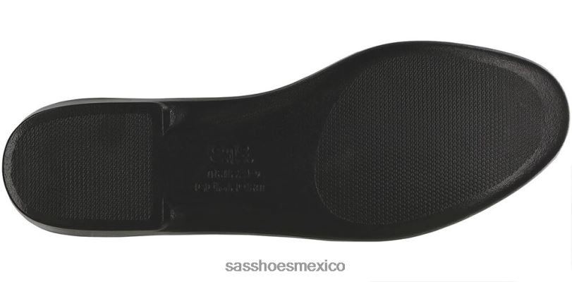 mx SAS mujer versátil lara slip en mocasín pantano negro LVV46243