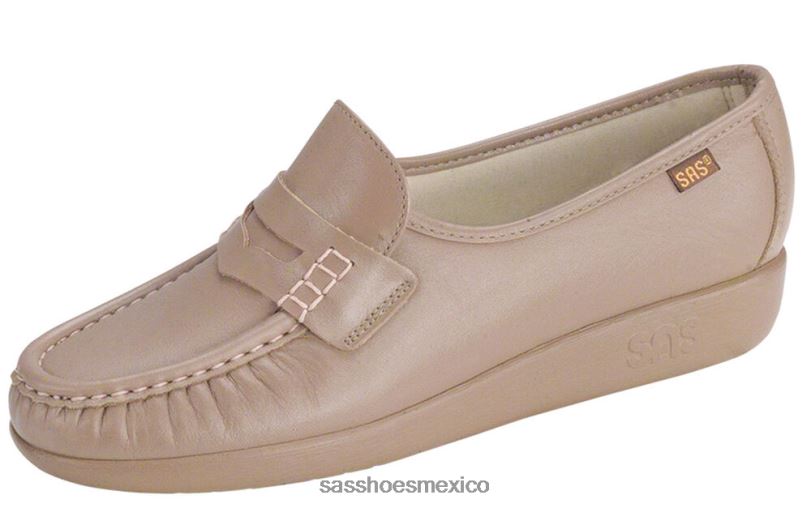 mx SAS mujer versátil mocasín clásico sin cordones moca LVV46189
