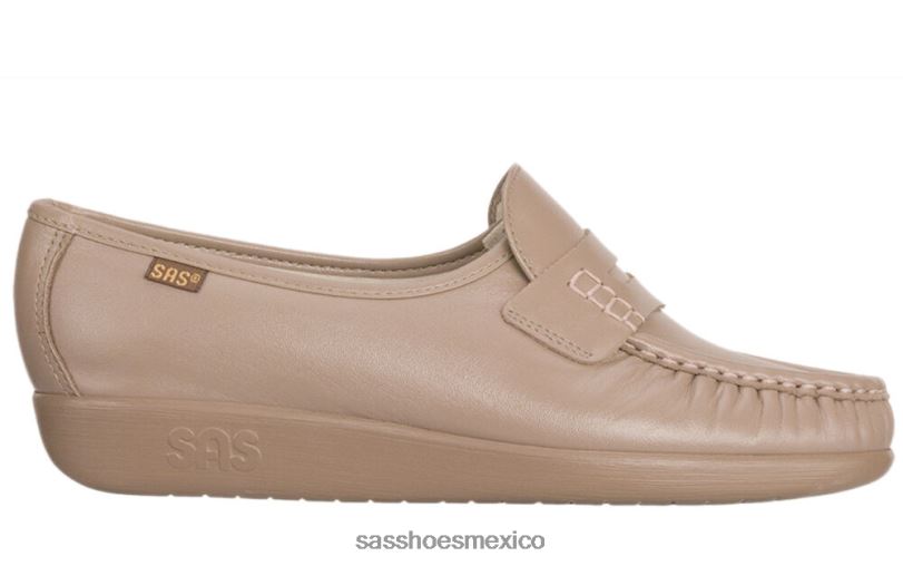 mx SAS mujer versátil mocasín clásico sin cordones moca LVV46189