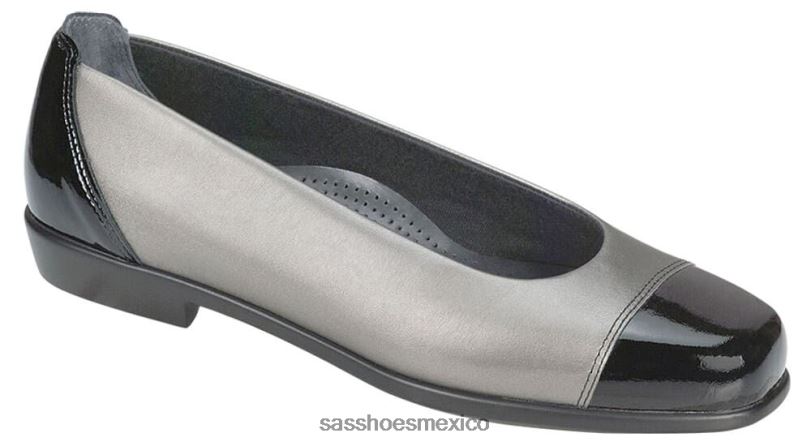 mx SAS mujer versátil mocasín sin cordones de coco grafito LVV46391