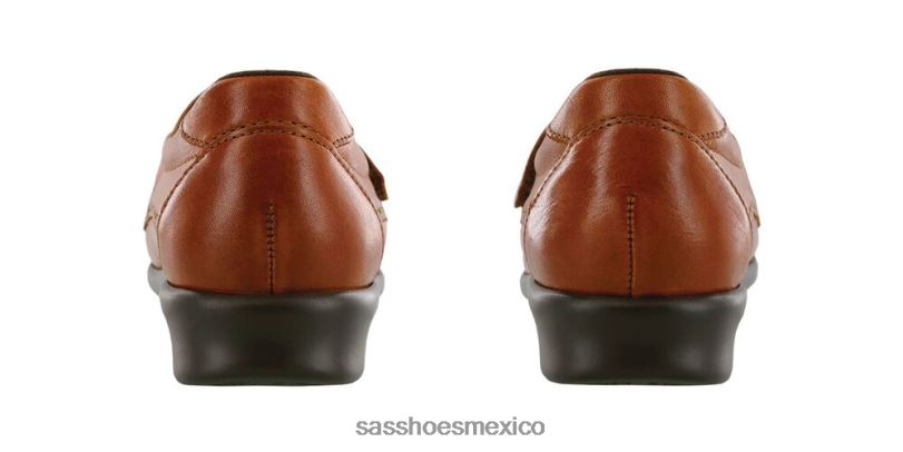 mx SAS mujer versátil mocasín sin cordones de sauce castaña LVV46232