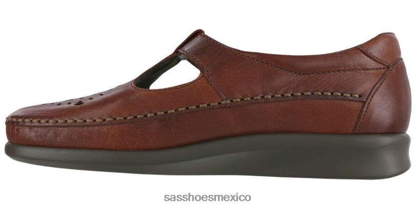 mx SAS mujer versátil mocasín sin cordones de sauce nuez LVV46221