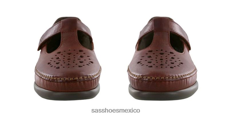 mx SAS mujer versátil mocasín sin cordones de sauce nuez LVV46221