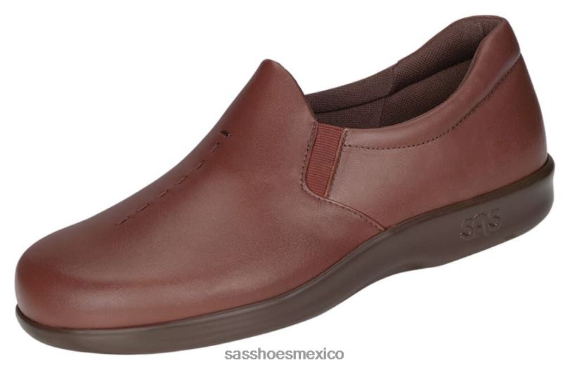 mx SAS mujer versátil mocasín sin cordones viva teca LVV46216