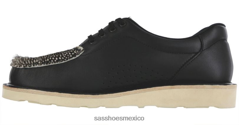 mx SAS mujer versátil mocasines con cordones Take Control chital negro LVV46433