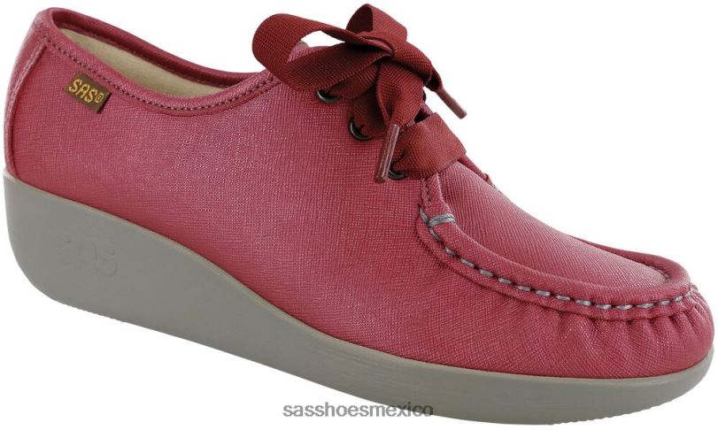 mx SAS mujer versátil mocasines con cordones rebote arándano LVV46275